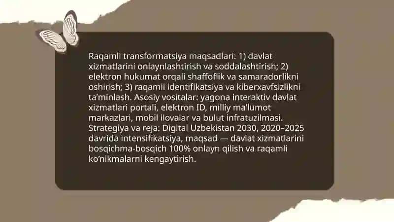 Eng Yangi Oʻzbekiston: iqtisodiy islohotlar 4