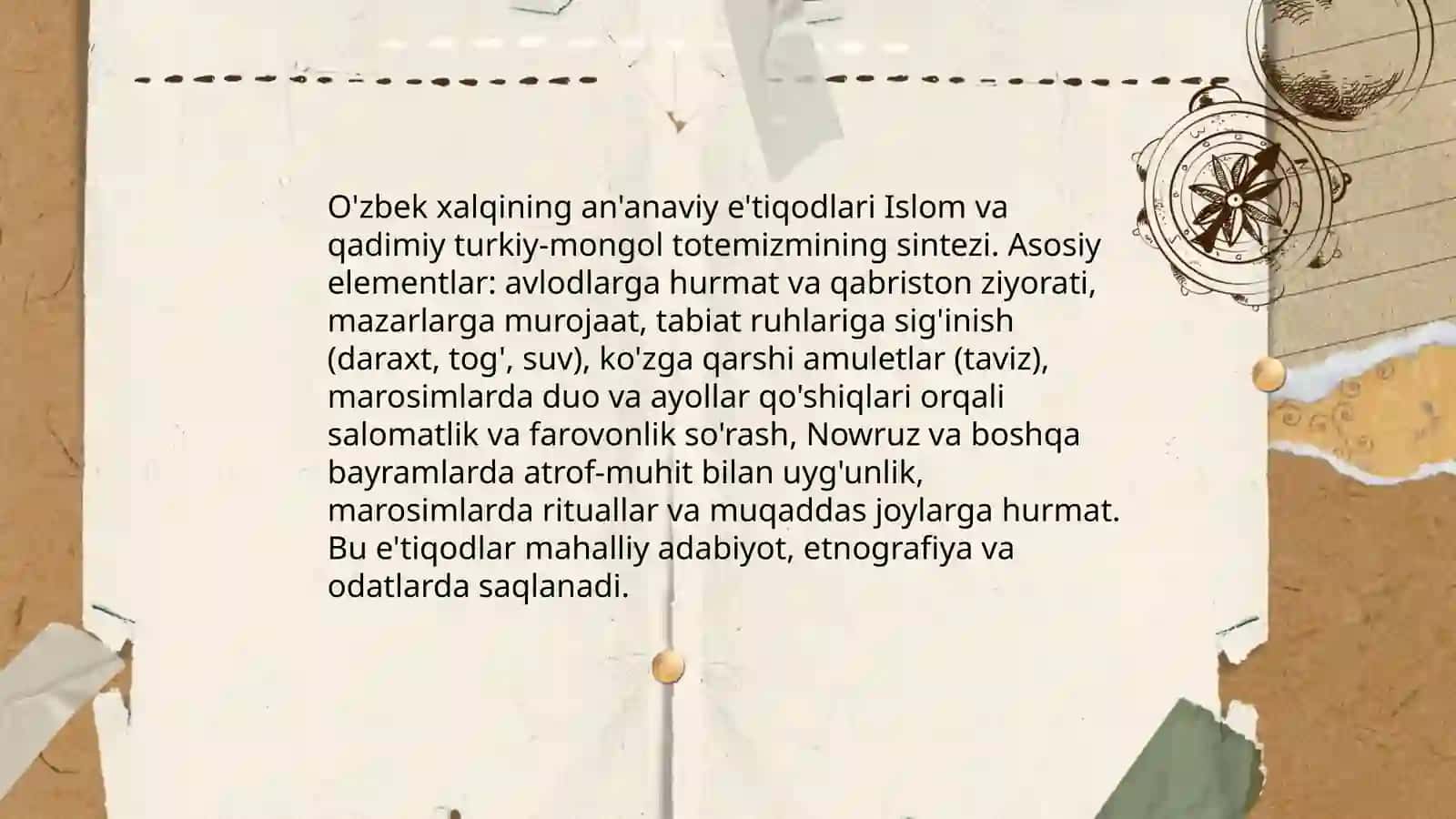 Milliy dinlar 4