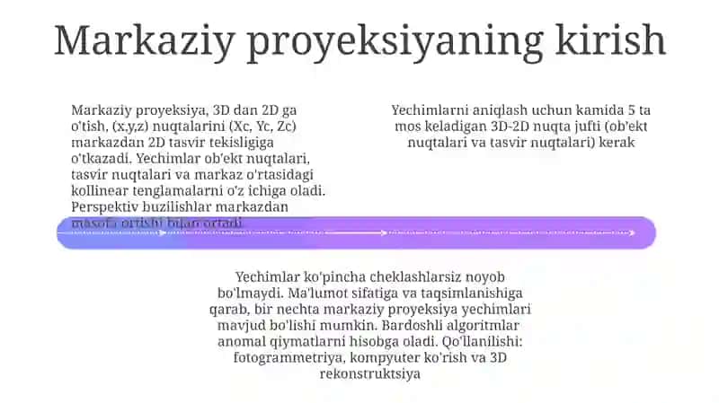 Kamera Modellari va Parametrlari 4