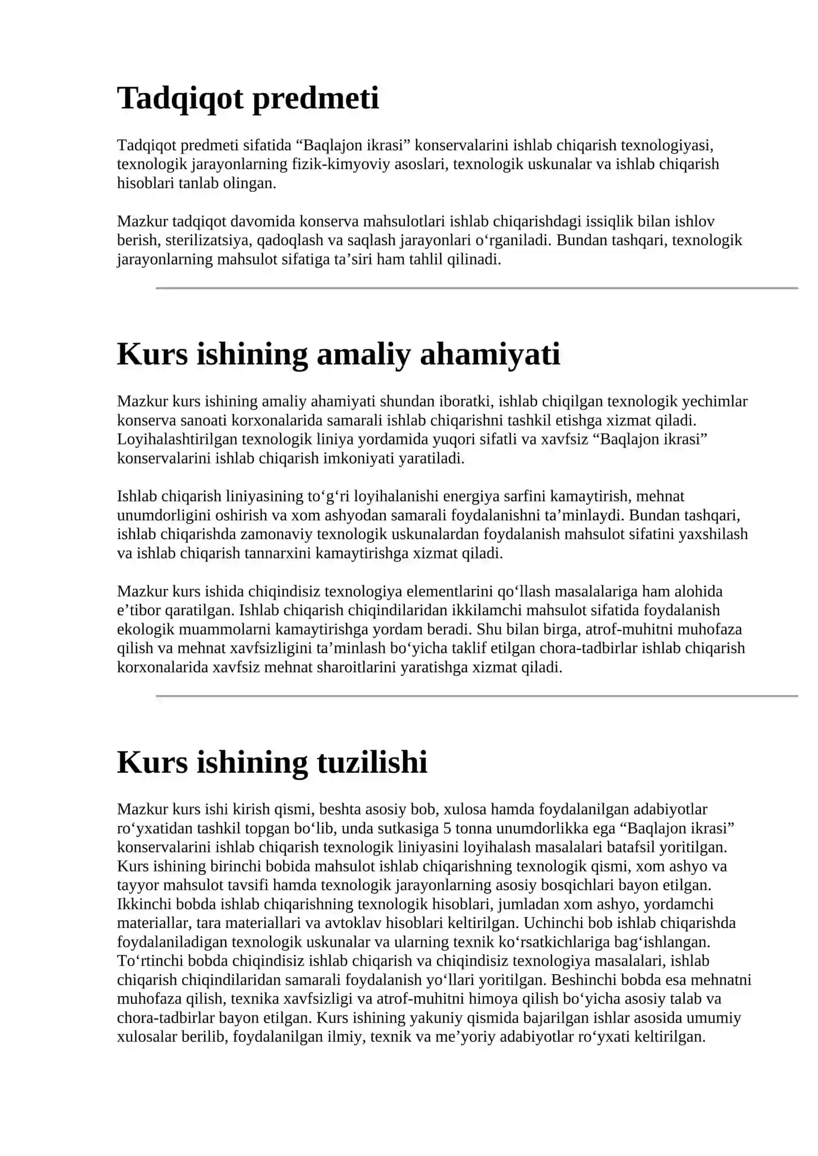 Baqlajon ikrasi konservasi 4