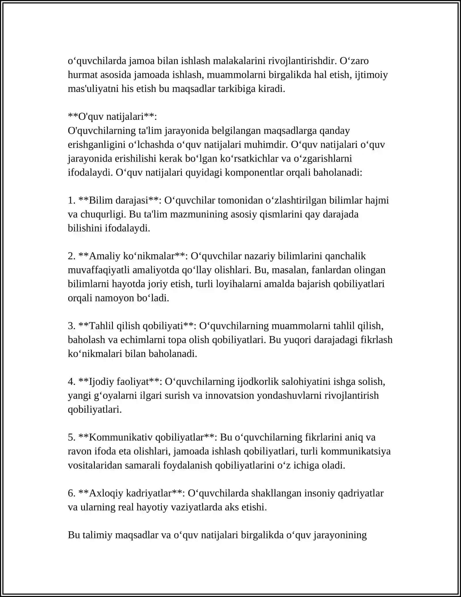 TALIM MAZMUNI 4