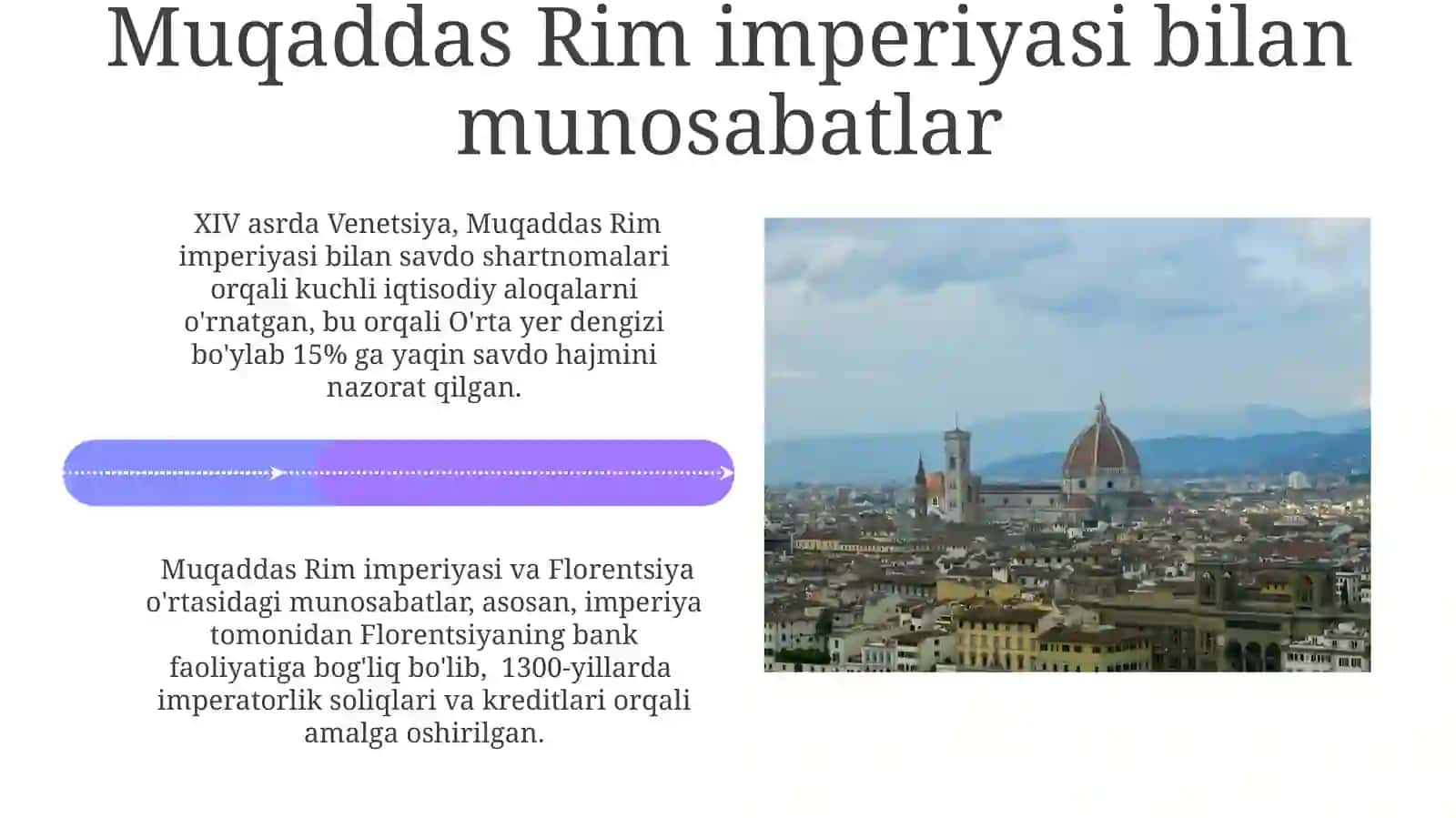 Florensiya va Venetsiya xalqaro munosabatlari tizimida(XII XV asrlar) 4
