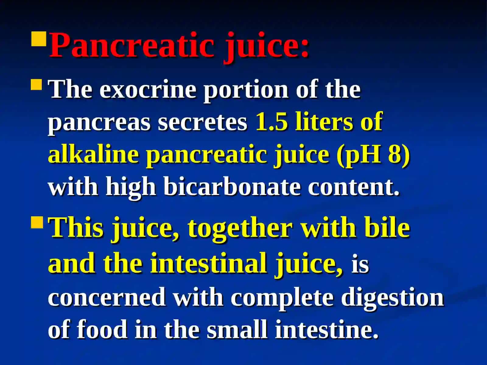 The pancreas 4
