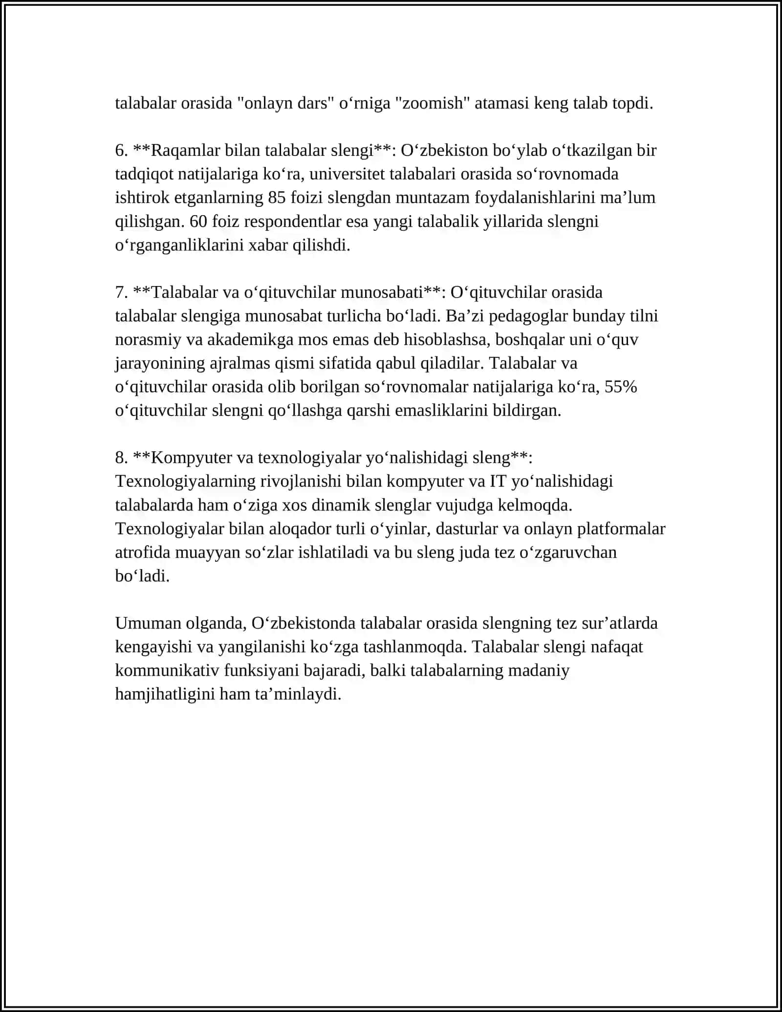 TALABALAR LEKSIKASI 4