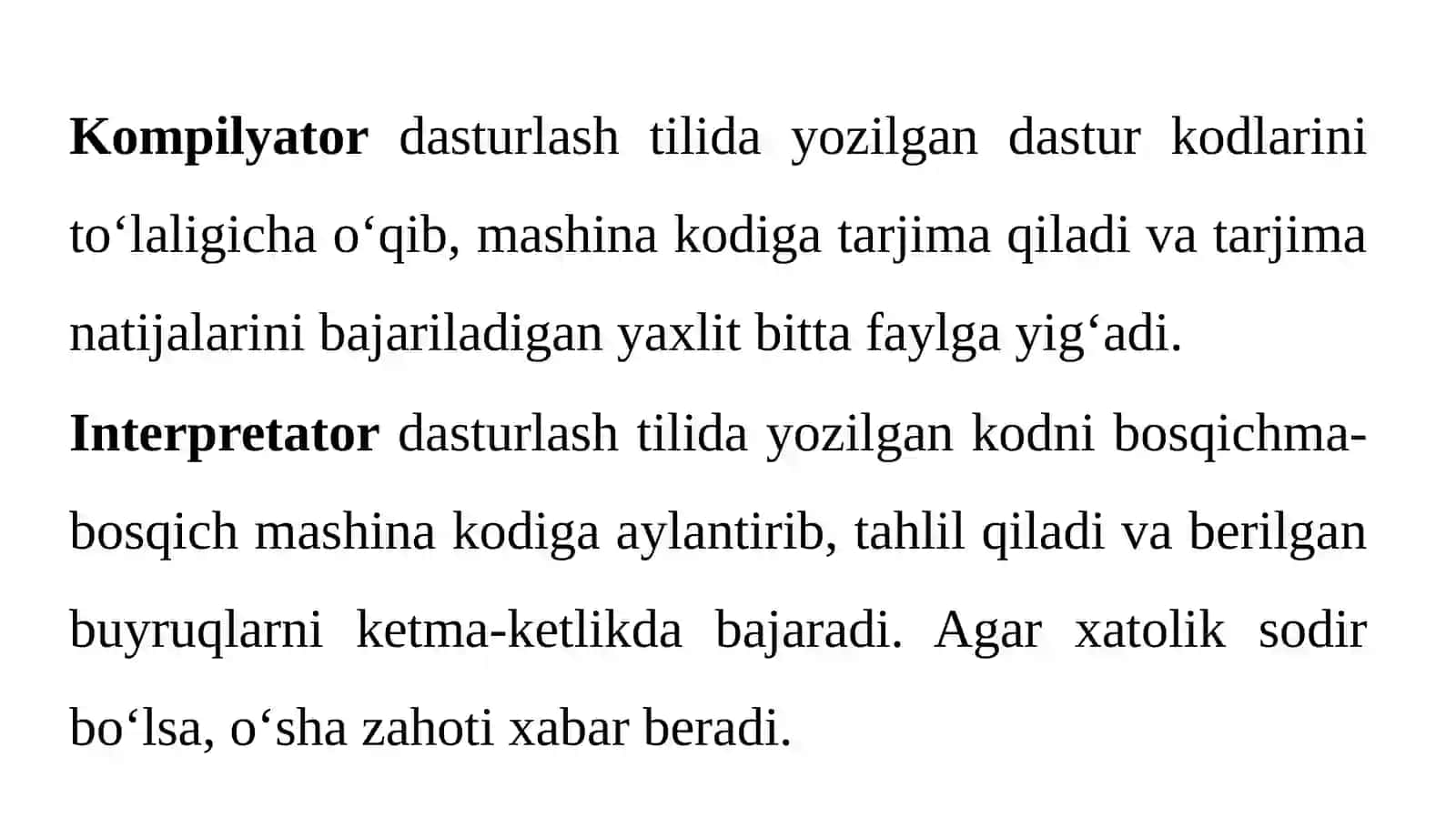 Python dasturlash tili va uning dasturlash muhiti 4