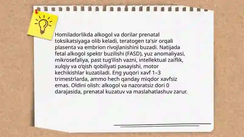 Ruhiy va jismoniy rivojlanishda orqada qolish sabablari 4