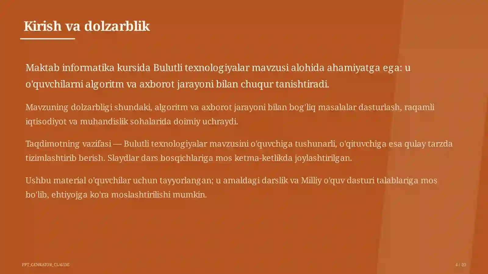 Bulutli texnologiyalar (11-sinf) 4