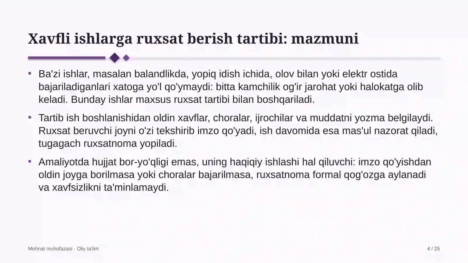 sport turizmida xavfli ishlarga ruxsat berish tartibi 9007 4