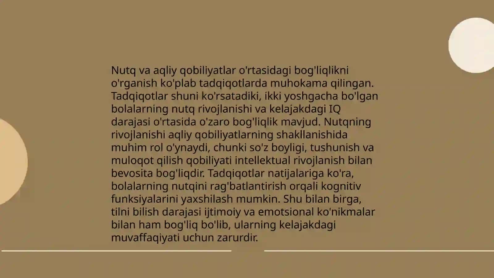 Bolaning psixik rivojlanishida nutqning rolini yoritish 4