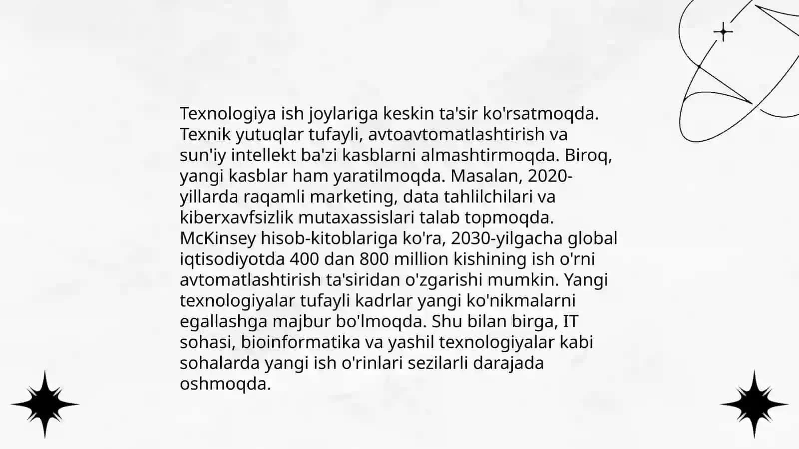 Ilmiy-texnika Taraqqiyoti: Satsial oqibatlari 4