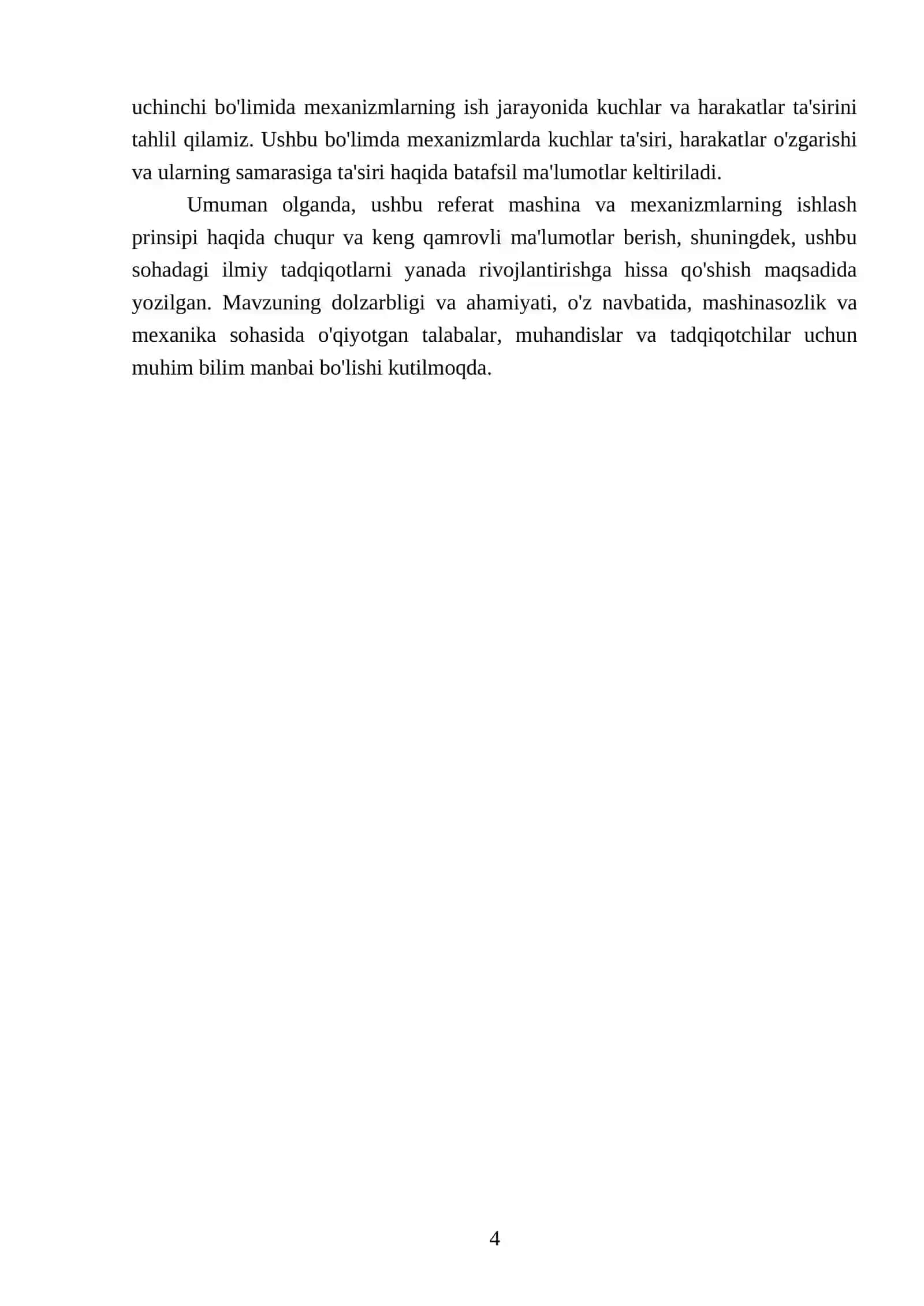 Mashina va mexanizmlarning ishlash prinsipi 4