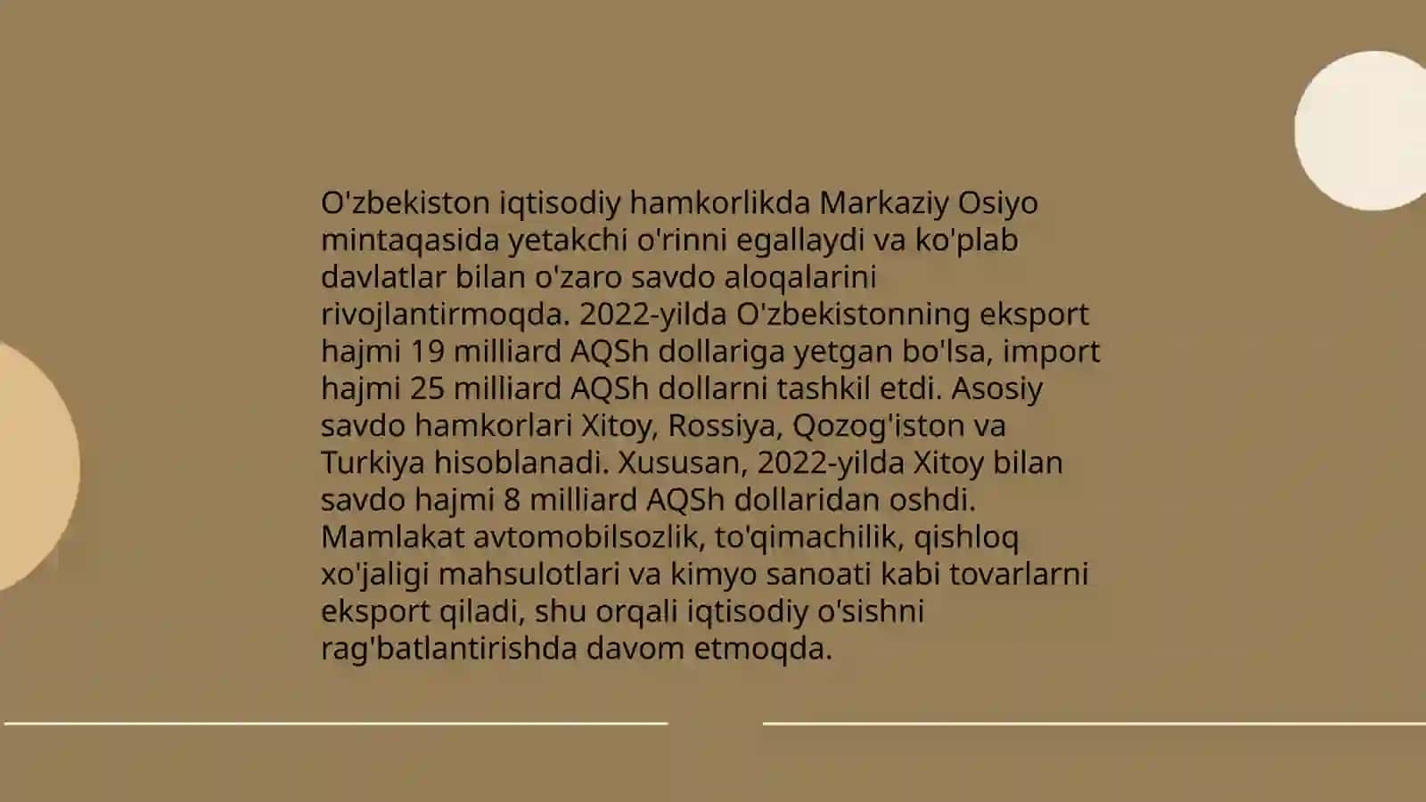 O’zbekistonning gesiyosiy va geoiqtisodiy o’rni 4