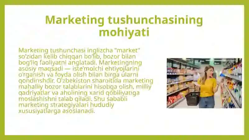 Marketing nazariyasi tushunchasi va uning evolutsiyasi 4
