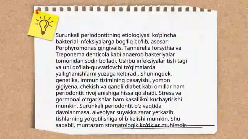 Surunkali periodontitning patologik anatomiyasi 4