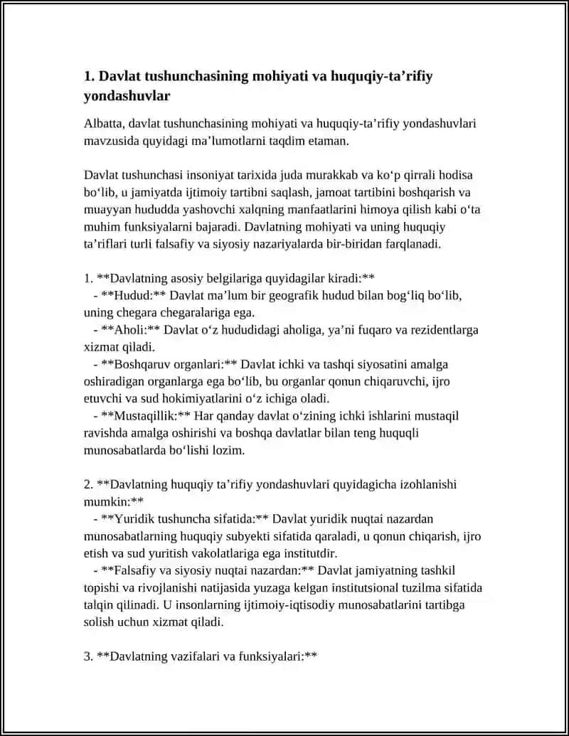 DAVLAT TUSHUNCHASI BELGILARI MOHIYATI VA TIPLARI 4
