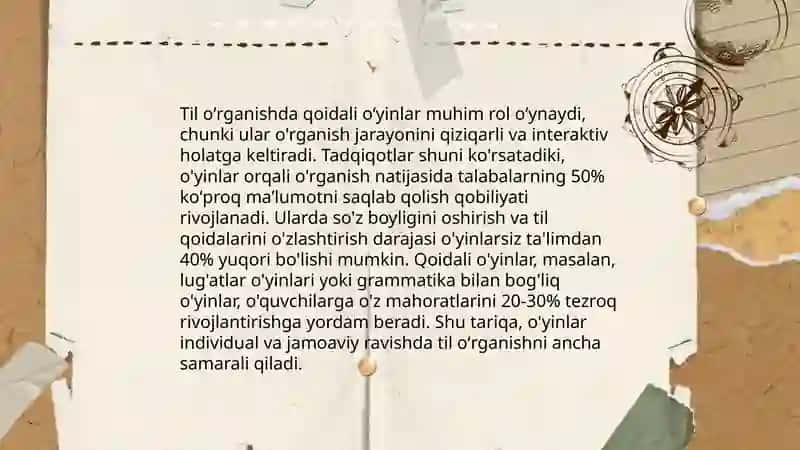 Qoidali oʻyinlar orqali matematikani oʻrganish 4