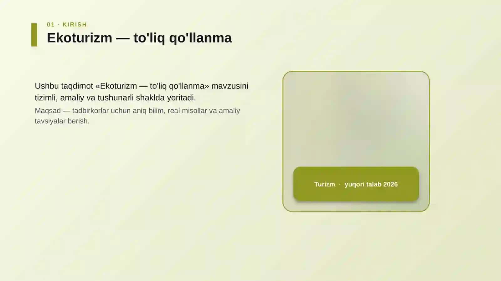Ekoturizm — to'liq qo'llanma 4
