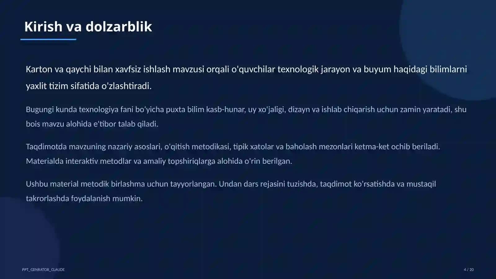 Karton va qaychi bilan xavfsiz ishlash (2-sinf) 4