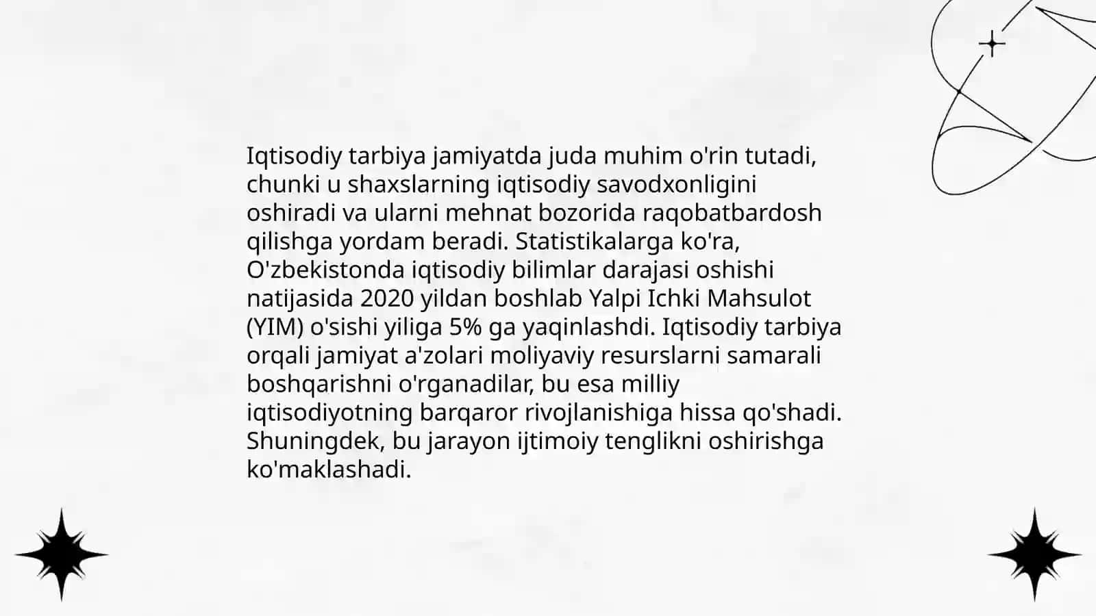 Markaziy Osiyo mutafakkirlarining iqtisodiy tarbiyaga oid qarashlari 4