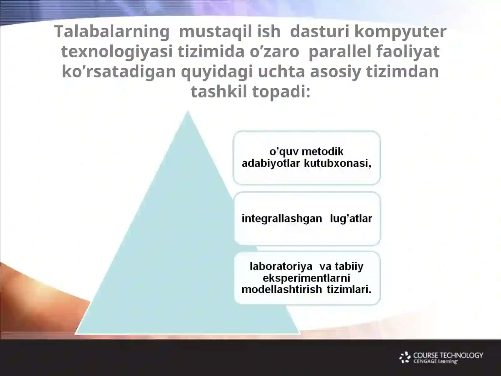Mustaqil ta’limni tashkil etish va o’zlashtirish monitoringi texnologiyasi 4