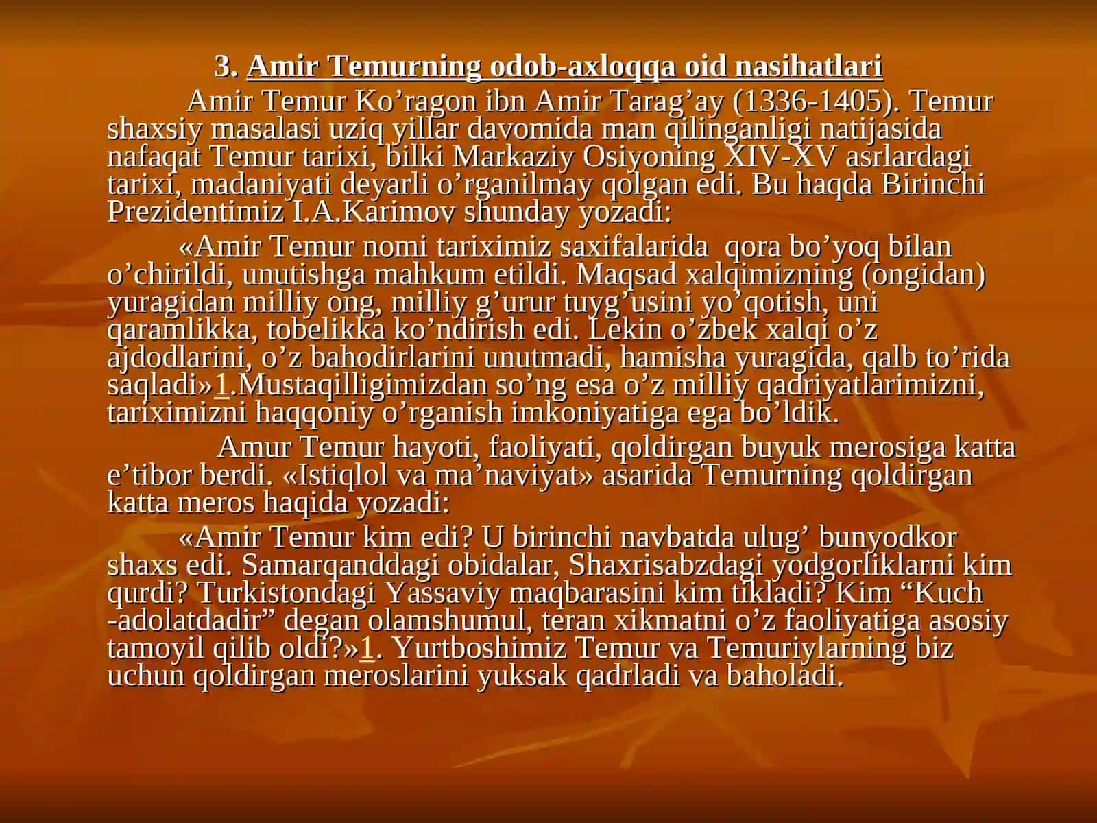 XIV-XVI asrlarda Movarounnahrda ta’lim-tarbiya va pedagogik fikrlar 4