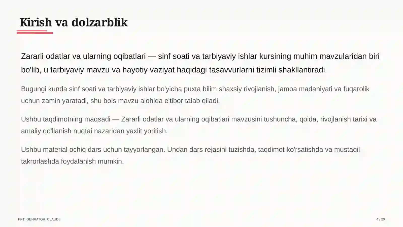 Zararli odatlar va ularning oqibatlari 4