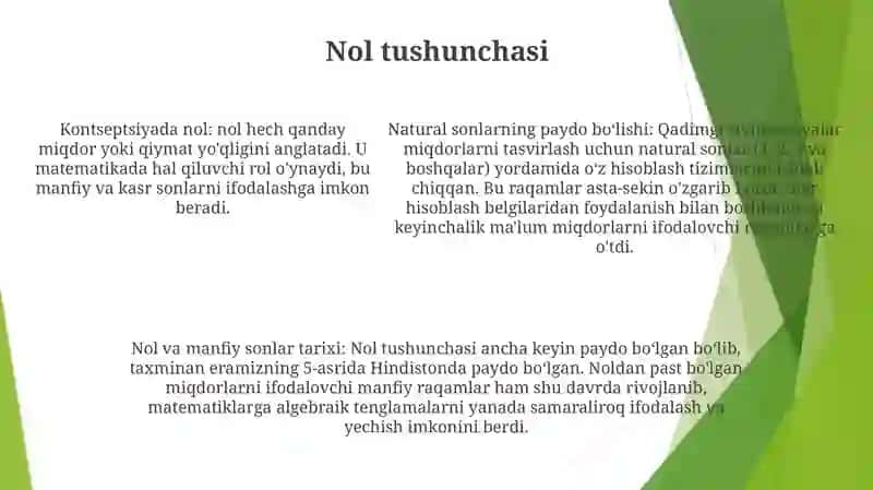 Son-Sanoq Tushunchasi Natural Son-Sanoq Va Nol Tushunchalarining Yuzaga Kelish Tarixi 4