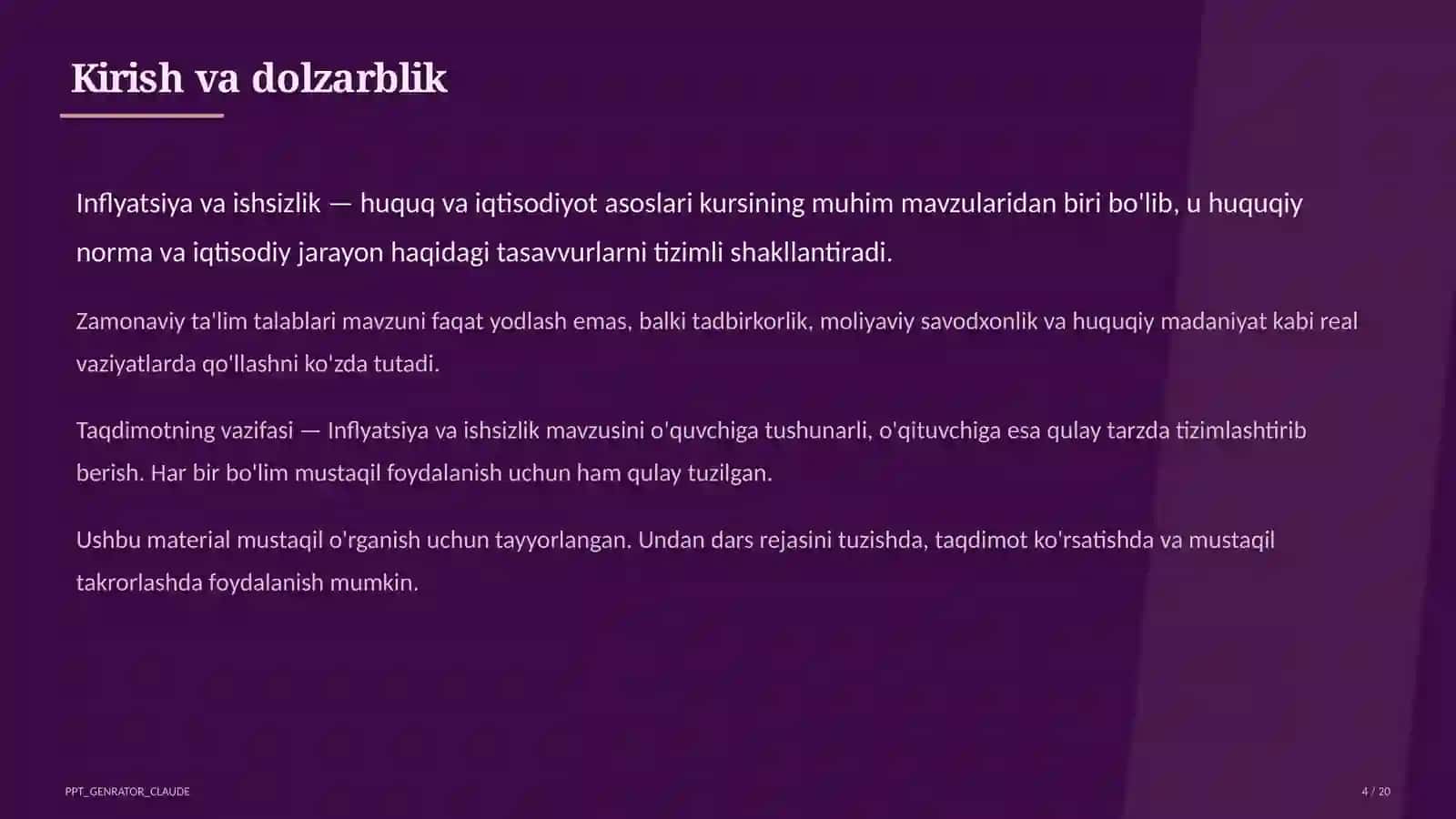 Huquq va iqtisodiyot asoslari (9–11) 4