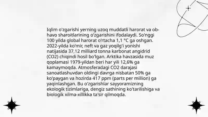 Atmosferani baslangish pataslandiriwshi derekler 4