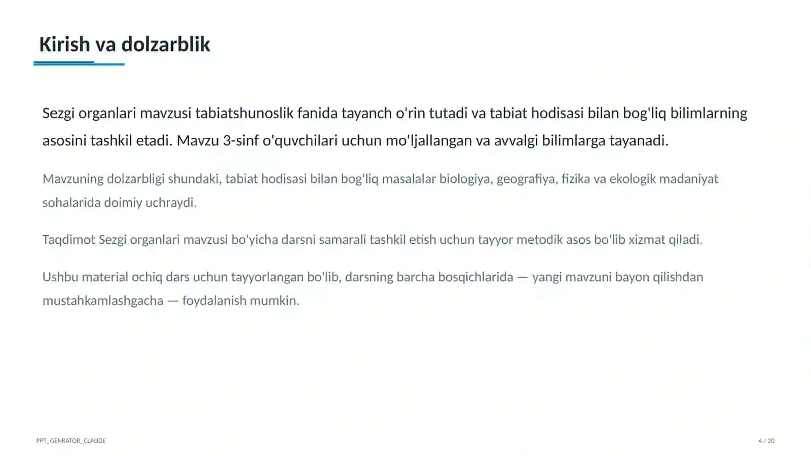 Sezgi organlari (3-sinf) 4