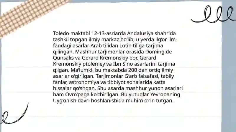 Toledo maktabining hamkor tarjimonlari 4