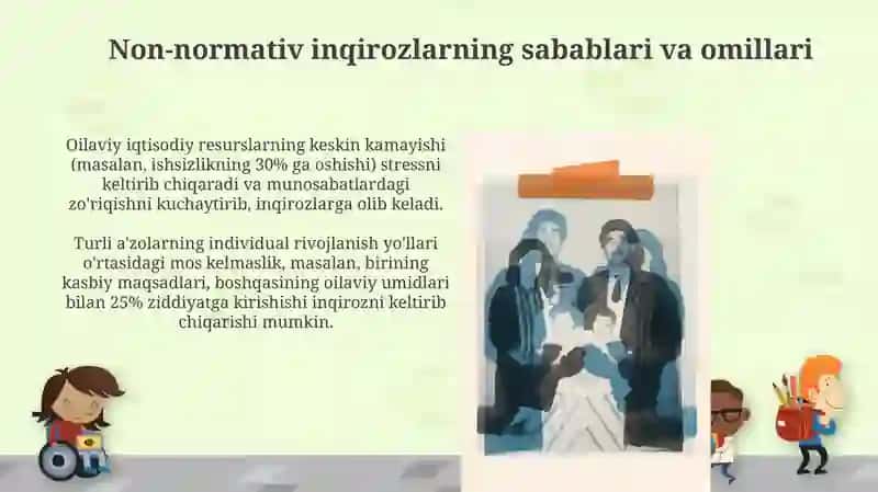 Oilaviy hayot siklining non-normativ inqirozlari 4