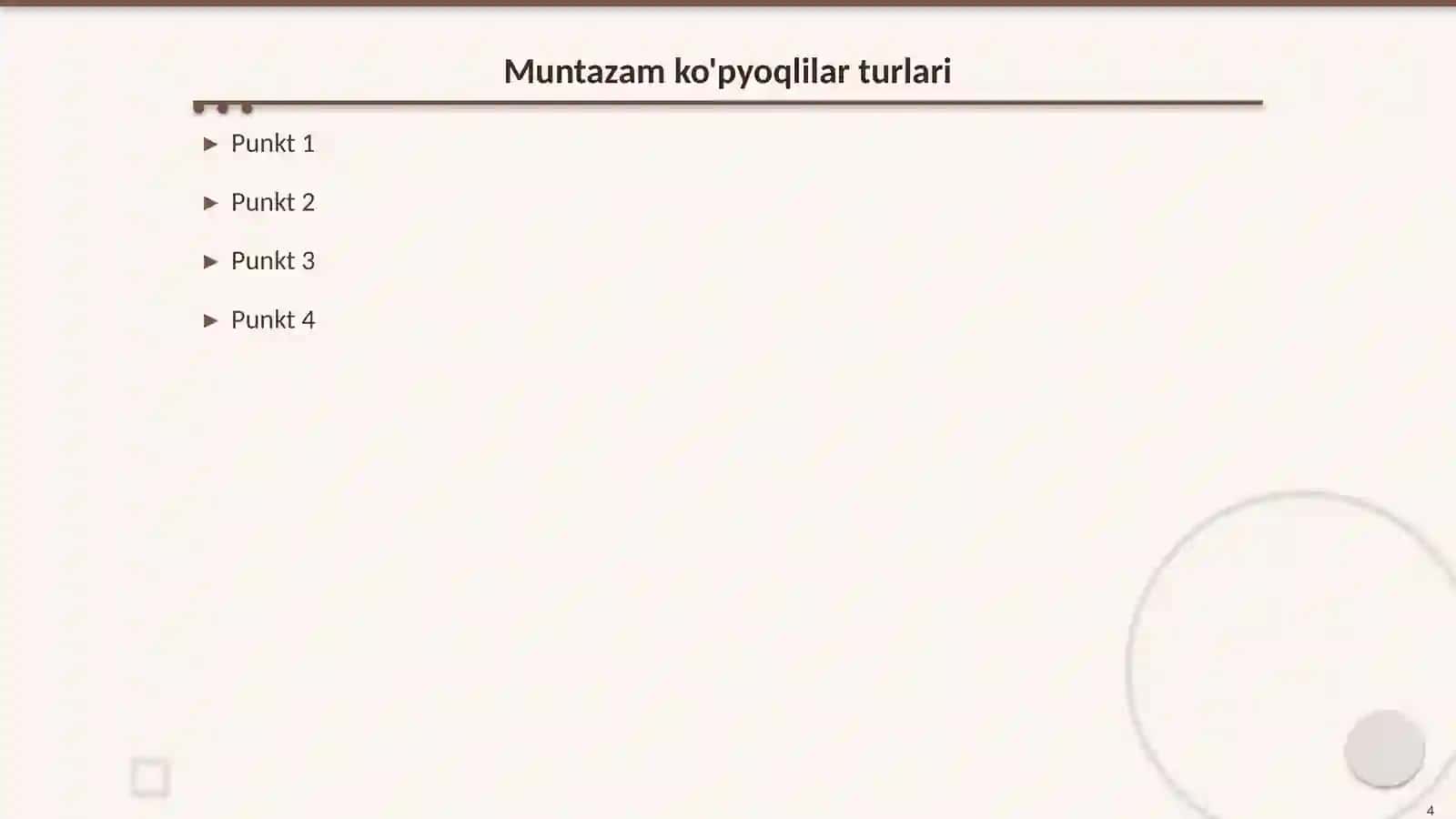 Muntazam ko'pyoqlilar 4