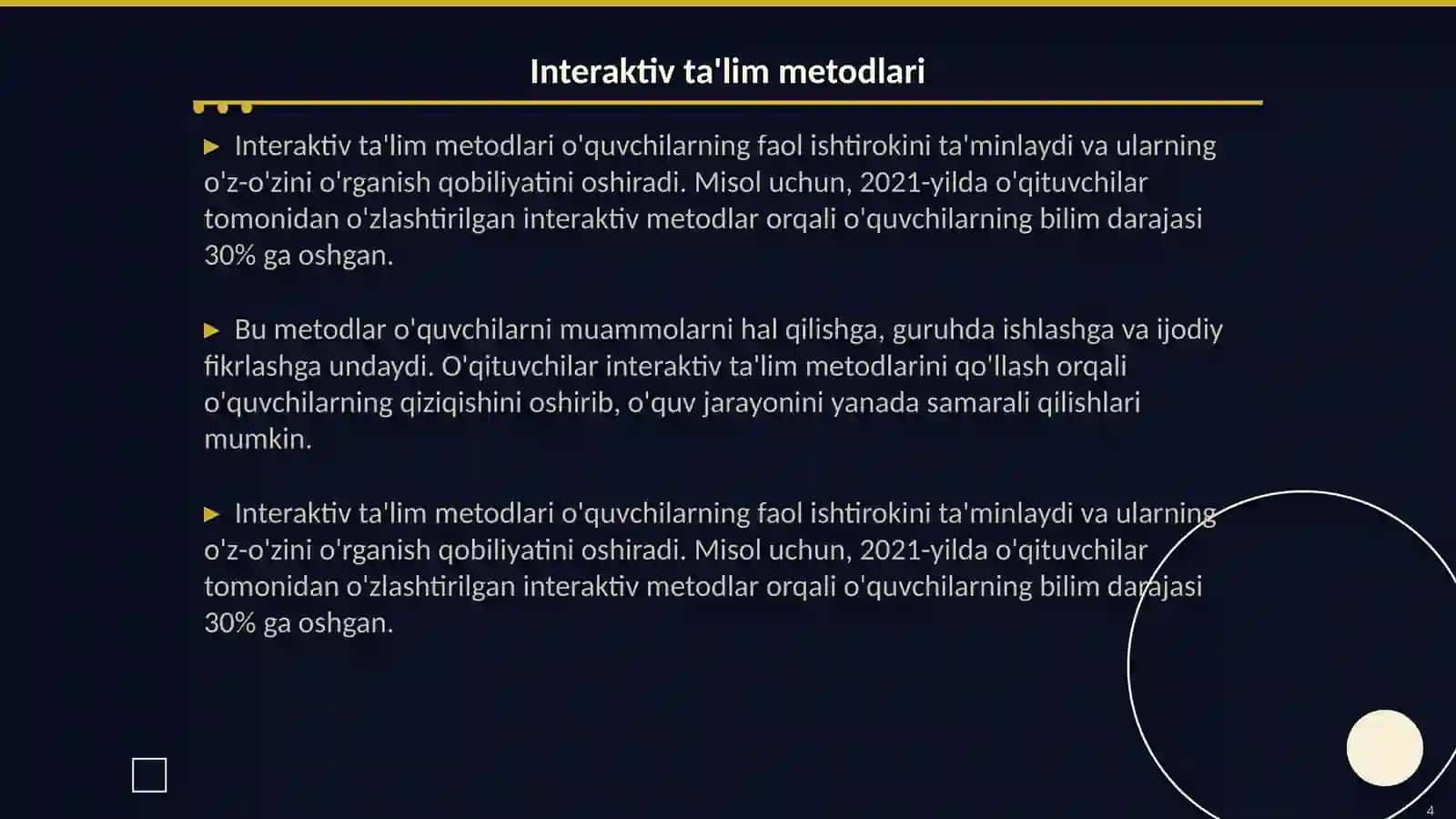 Toʻgarak mashgʻulotlarida ta'lim metodlari 4