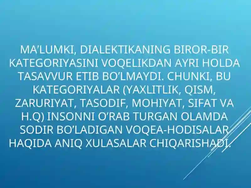 Estetikaning asosiy kategoriyalari. 4