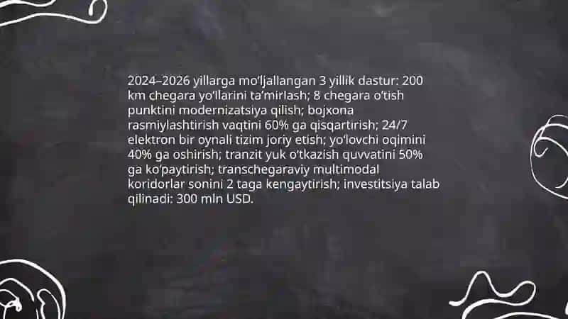 Qo'shni davlatlar bilan aloqa islohotlari 4