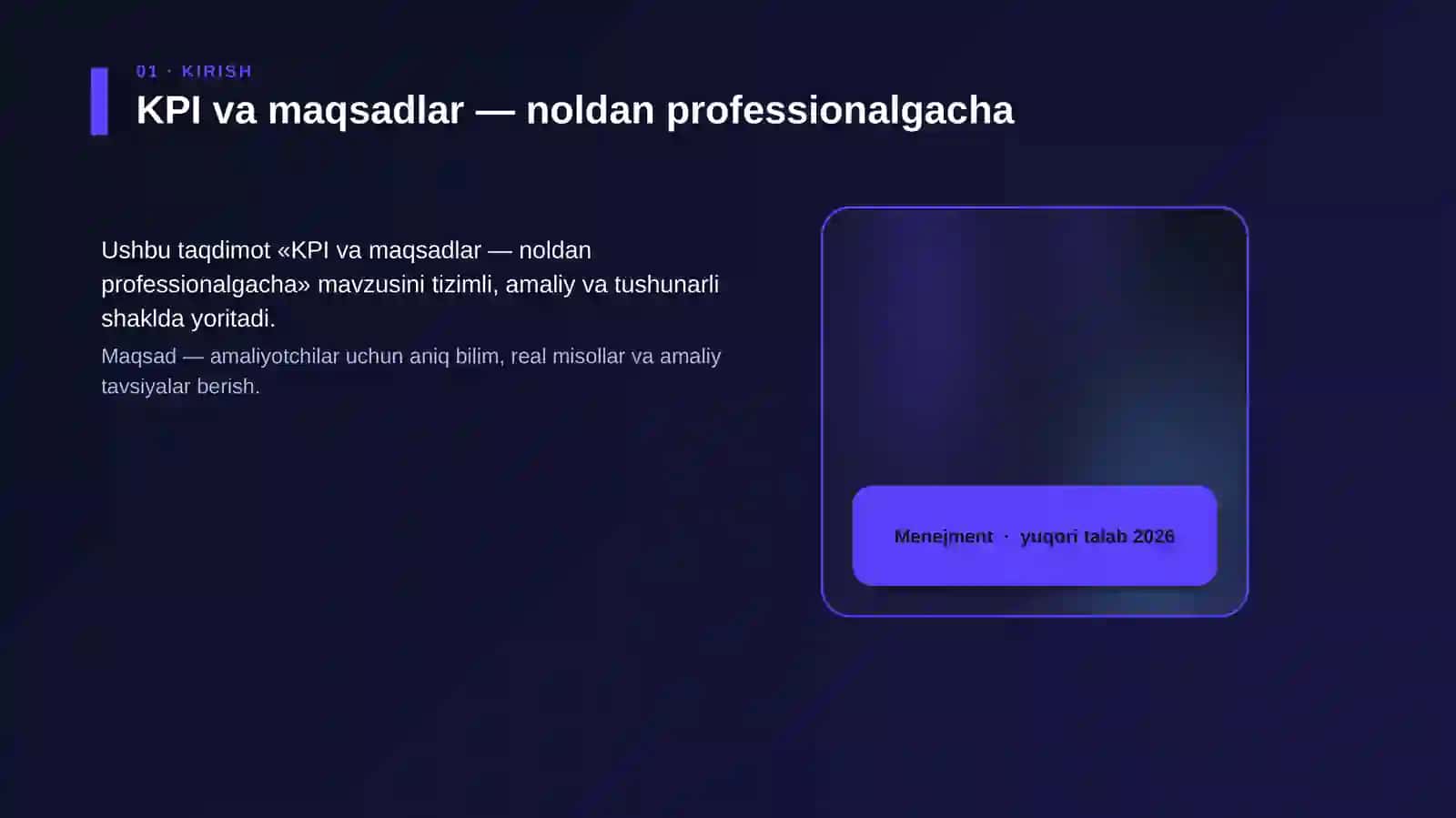 KPI va maqsadlar — noldan professionalgacha 4