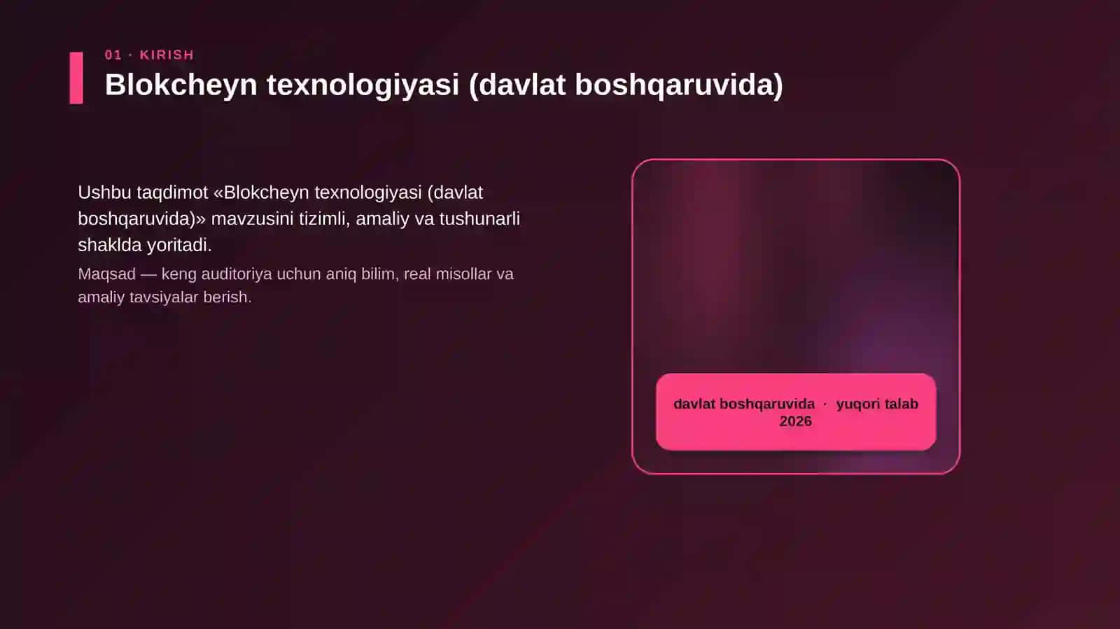 Blokcheyn Texnologiyasi (Davlat Boshqaruvida) 4