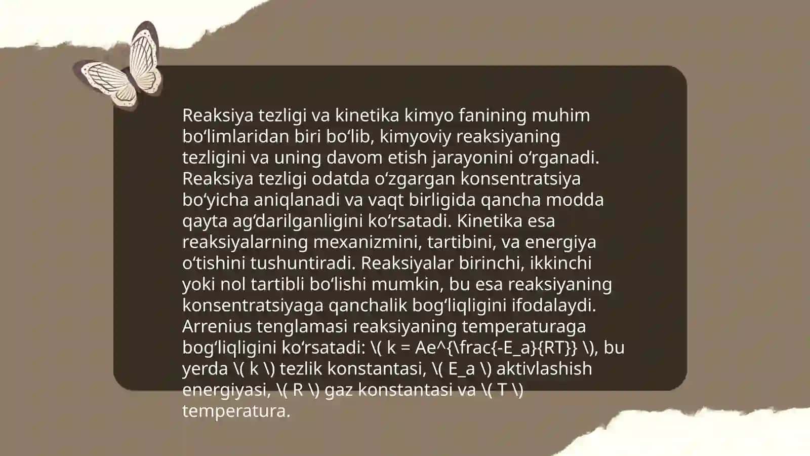 Analitik reaktsiyalari otkazish usullari va amalga oshirish shart sharoitlar 4