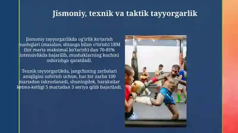 Mashg'ulotlar va Musobaqalarga Tayyorgarlik Metodologiyasi 4