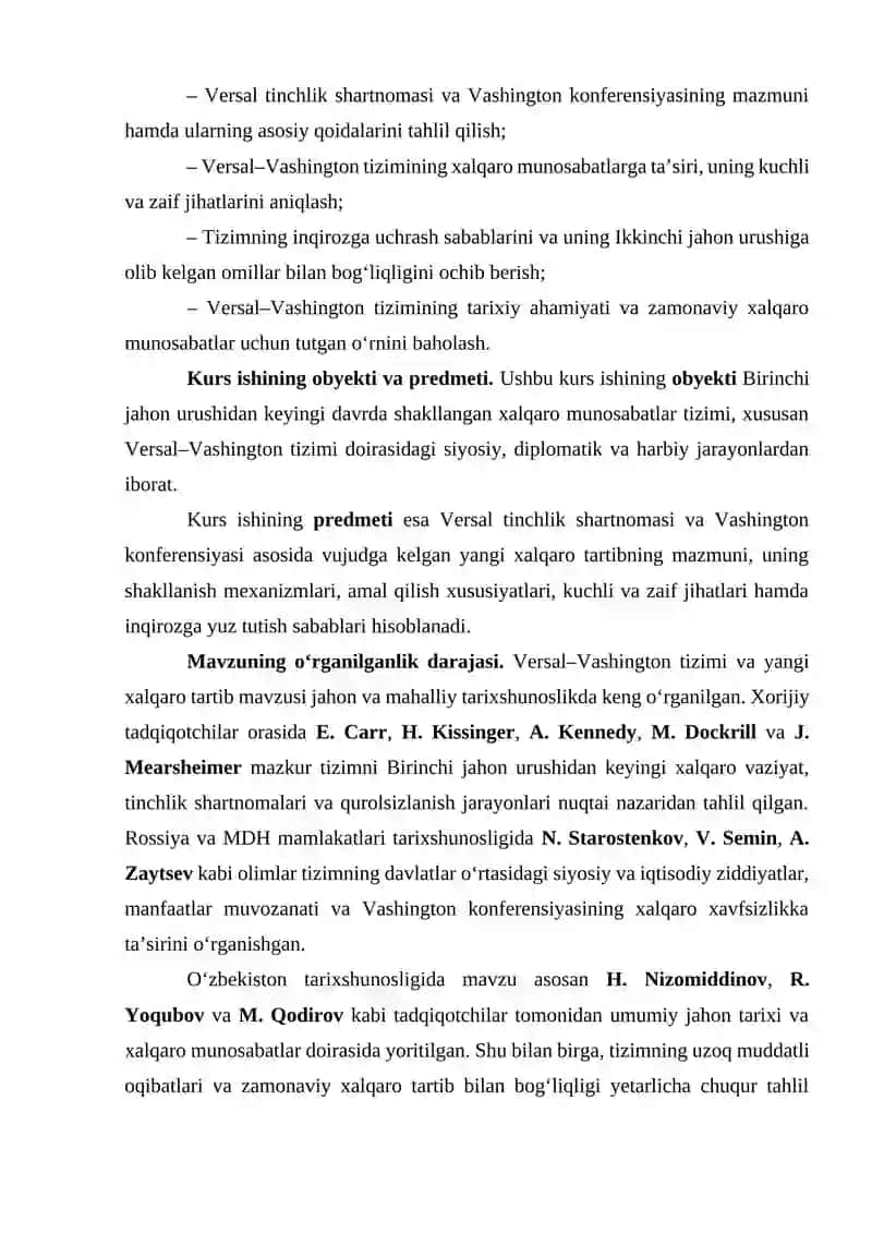 Versal vashington tizimi va yangi xalqaro tartib 4
