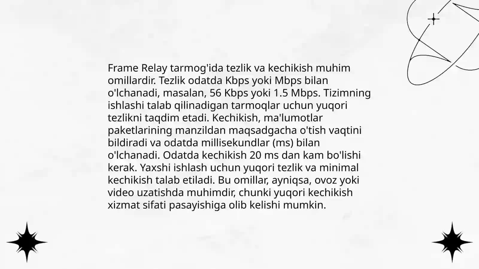 Frame Relay tarmoq protokollari 4