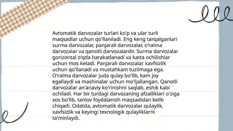 Silindrik darvozalar 4