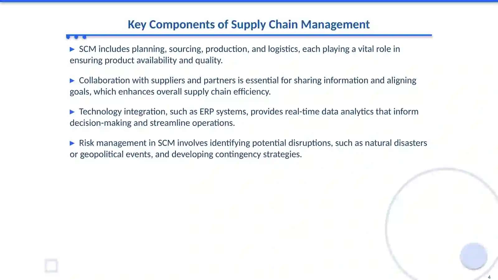 Supply Chain and Product Life Cycle 4