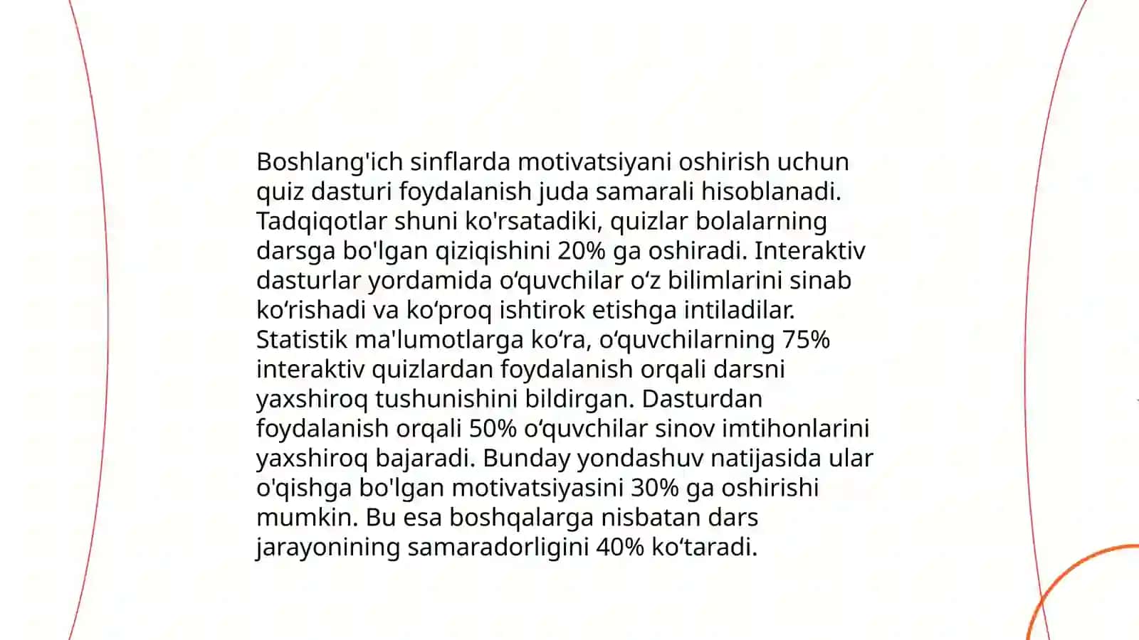 QUIZ DASTURI BOʻYICHA 4