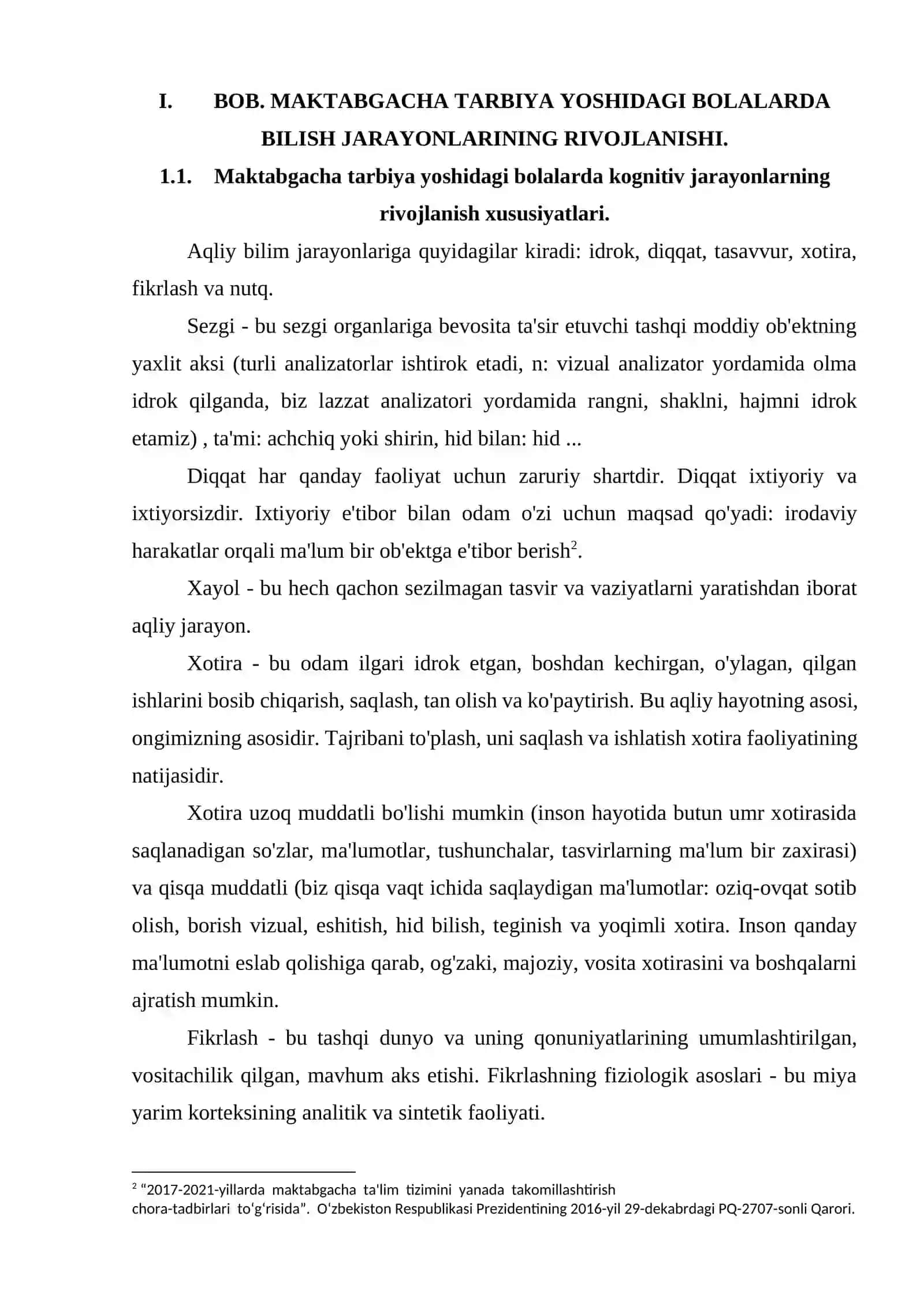 Maktabgacha davri bolalarida idrok jarayonlarining rivojlanishi 4