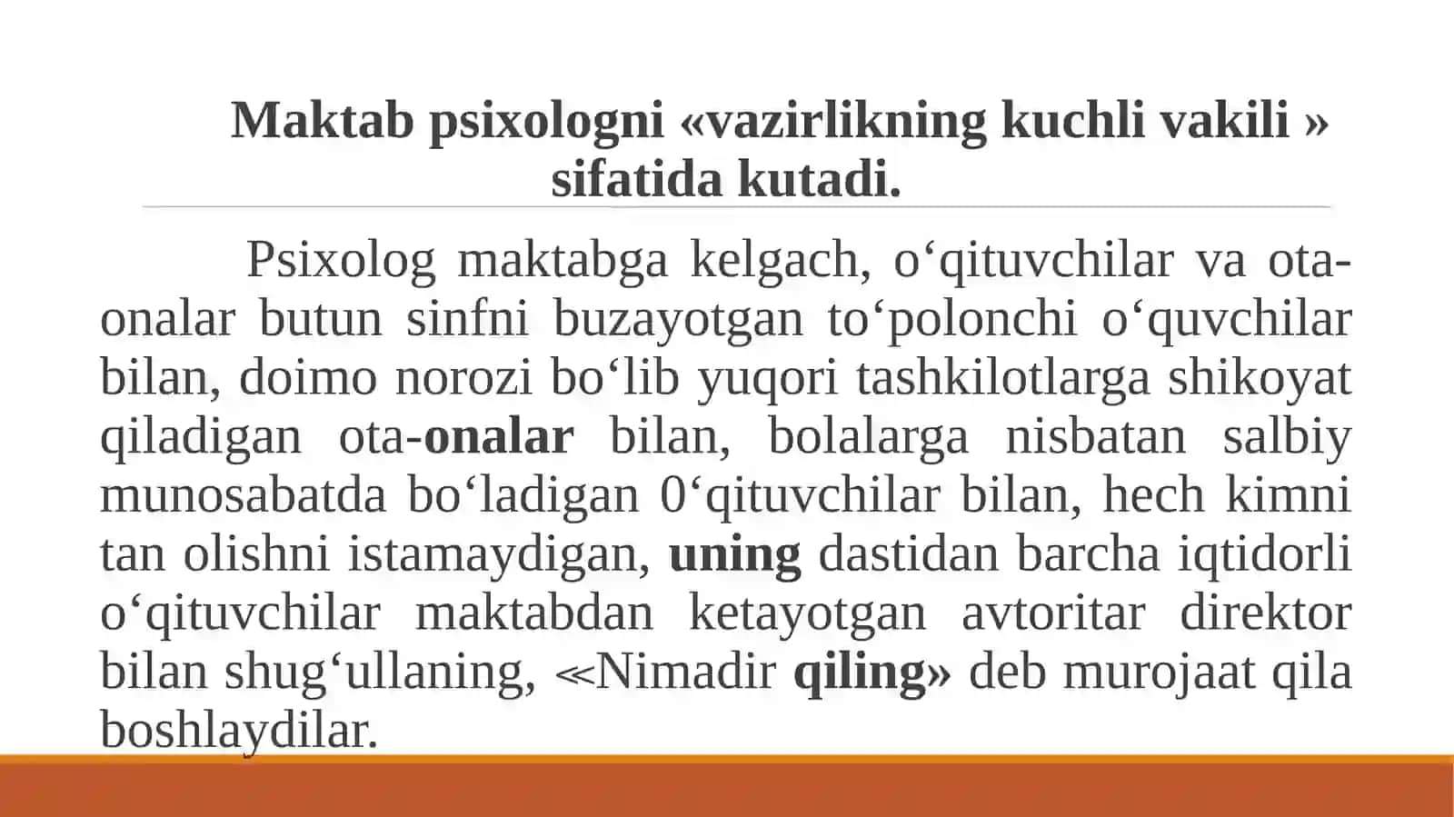 AMaliyotchi psixolog faoliyati ning asosiy ko‘rinishlari 4