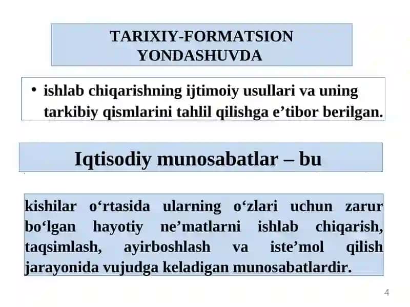 IJTIMOIY-IQTISODIY TIZIMLAR VA MULKCHILIK MUNOSABATLARI 4