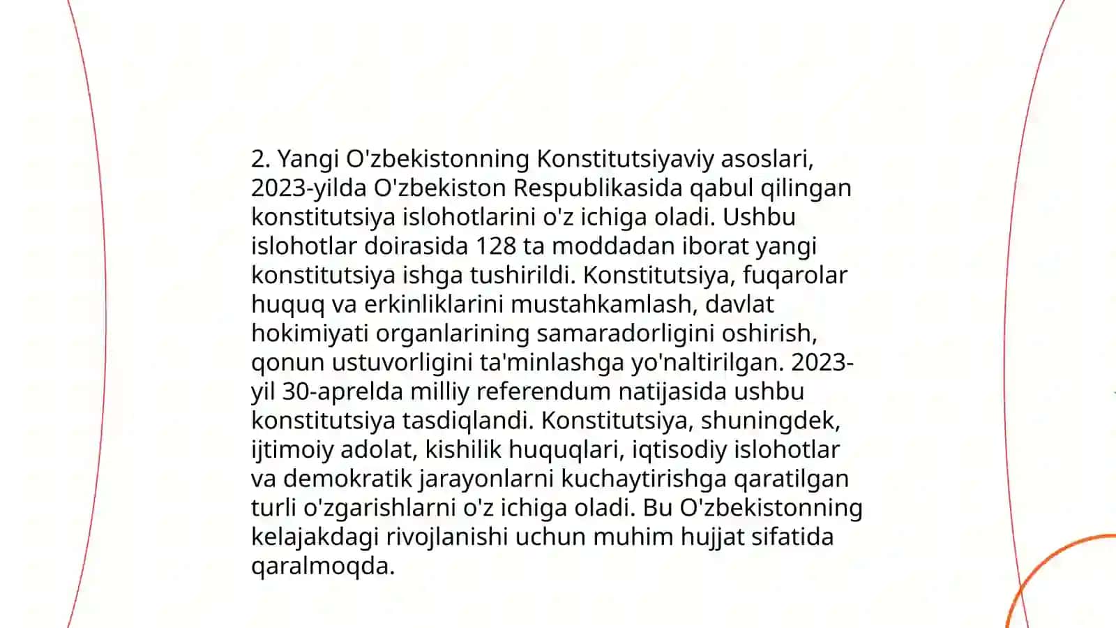 Yangi O'zbekistonda inson haq-huquqlari va erkinliklari kafolatining yaratilishi 4