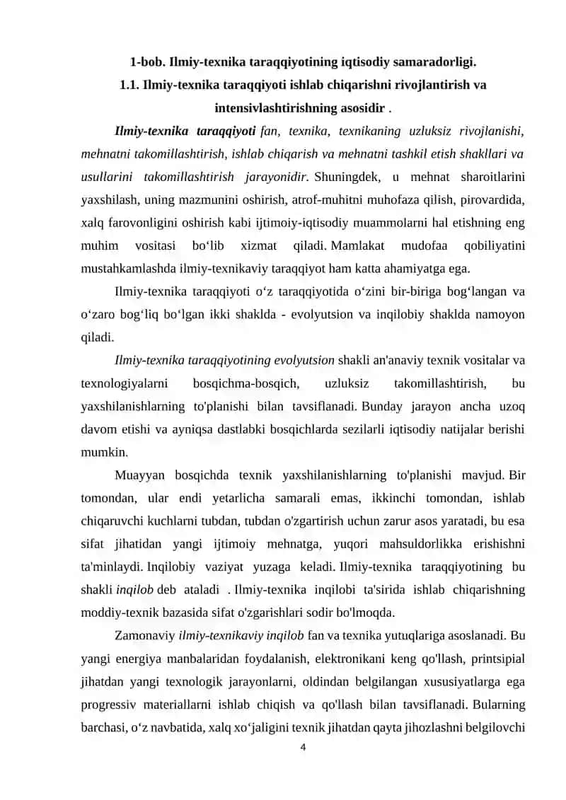 Ilmiy-texnika taraqqiyotining xalqaro iqtisodiyotga ta'siri 4